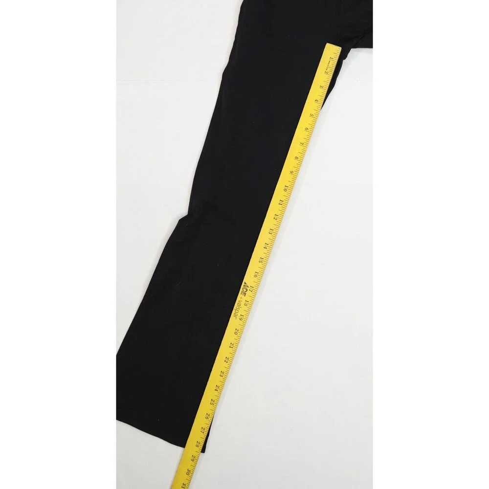 Alo Yoga Leggings Womens XS Black High Waist Flare Ankle Length Yoga Athletic - Picture 3 of 9